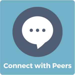 connect with peers